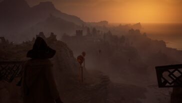 Hogwarts Legacy Sur Mundo Mapa Montaña