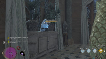 Legado de Hogwarts: todas las ubicaciones de las estatuas de Demiguise Baño perfecto