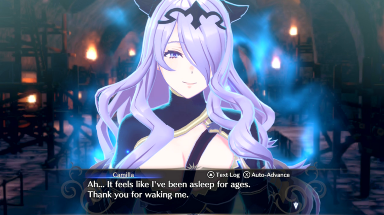 Camilla Fire Emblem Engage Texto