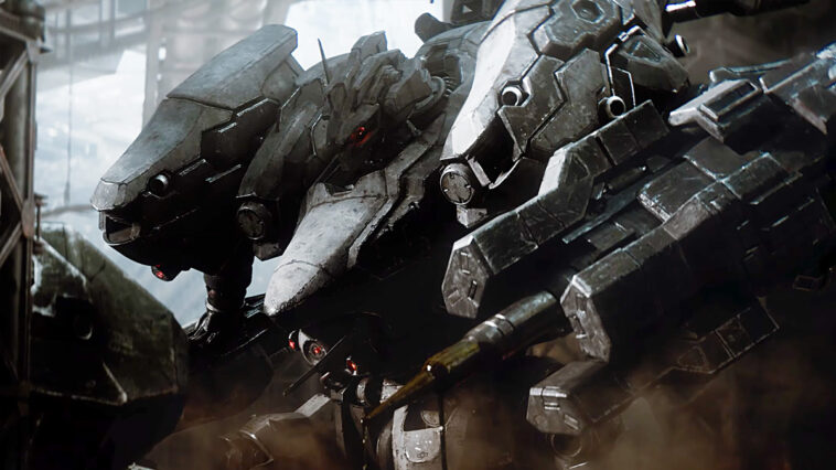 Captura de pantalla del tráiler de Armored Core Vi