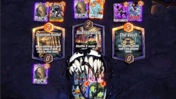 Cómo construir un mazo de Venom Marvel Snap Venom en acción (1)