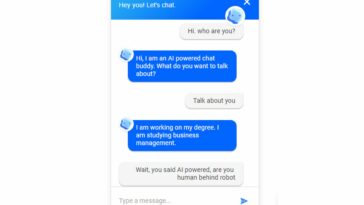 El chatbot de Bing impulsado por IA de Microsoft en 2021.