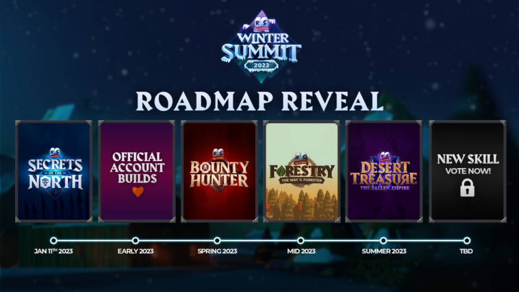 Winter Summit Roadmap Old School RuneScape nuevas misiones actividades