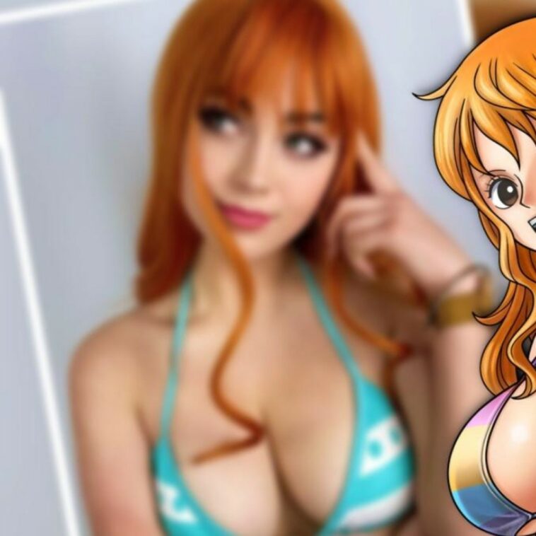 One Piece: Buttercup hace magnífico cosplay de Nami en bikini