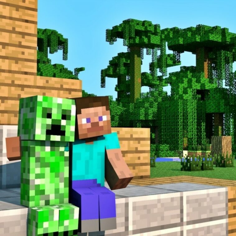 Un fan muestra una genial foto con todas las versiones de Minecraft que existen