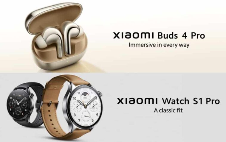 Xiaomi Watch S1 Pro y Buds 4 Pro llegan a los mercados globales