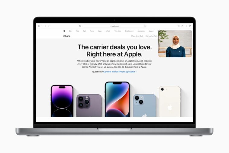 Apple anuncia la función "Comprar con un especialista por video" para comprar un iPhone