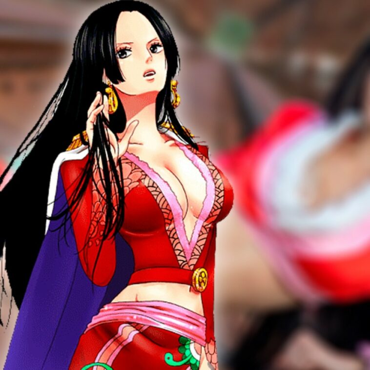 Faenel es la ex-Shichibukai Boa Hancock con su excelente cosplay de One Piece