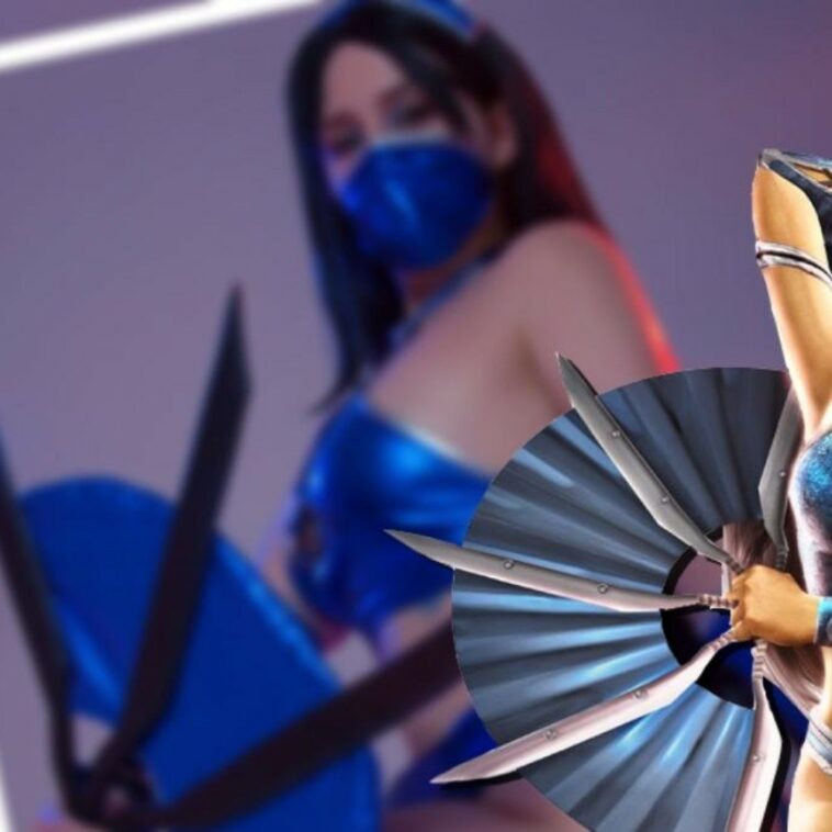 JyuSan nos hace un fatality con espectacular cosplay de Kitana de Mortal Kombat