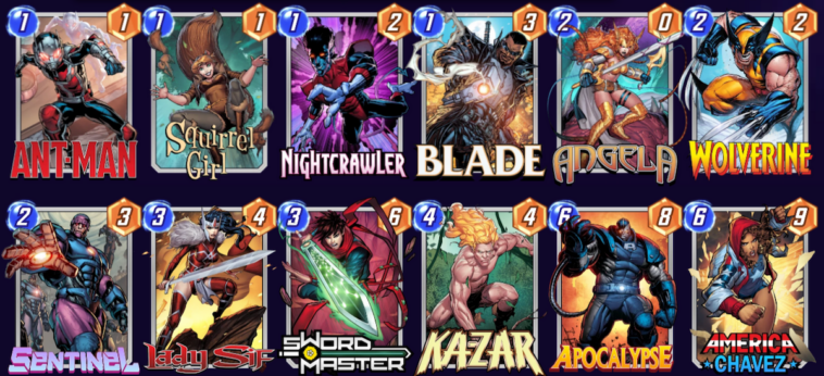 Marvel Snap Sokovia Mejores Decks Deck 1