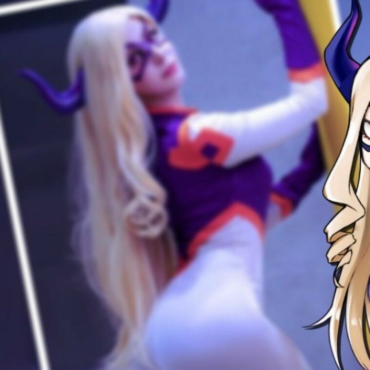 Miss Mangoe da vida a Mt Lady con cosplay de My Hero Academia