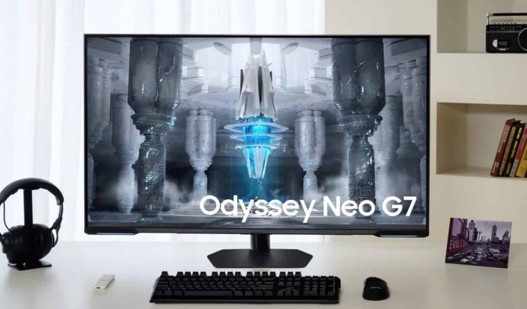 El monitor de juegos Samsung Odyssey Neo G7 de 43 pulgadas ya está disponible