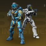 El paquete Aquahex incluye dos conjuntos completos de armaduras y cinco diseños de armas.