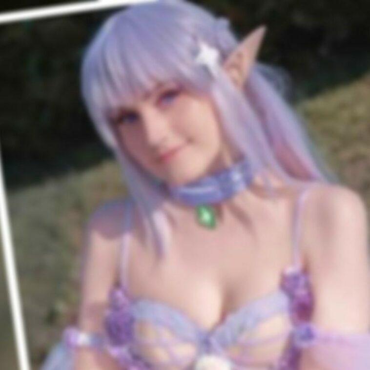 Soa Lianna nos conquista con coqueto cosplay de Emilia de Re:Zero