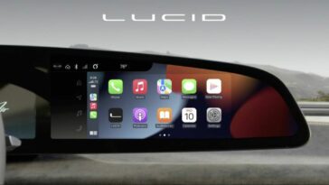 Los vehículos eléctricos Lucid Air ahora cuentan con integración inalámbrica CarPlay