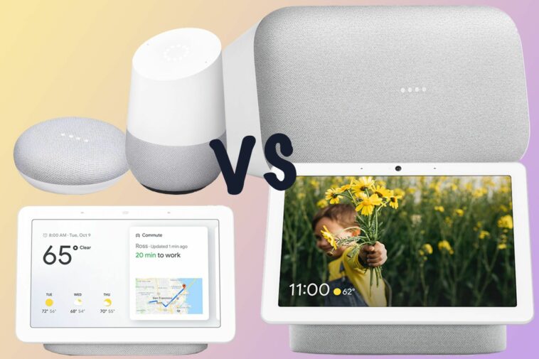 Google Home vs Nest Audio vs Mini vs Max vs Hub vs Hub Max: ¿Qué altavoz de Google deberías comprar?