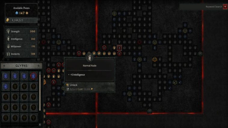 Diablo 4 New Paragon System Guide Detalles completos