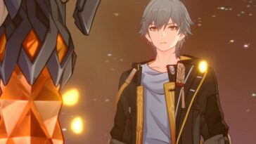 Honkai Star Rail Fire Trailblazer Primer plano