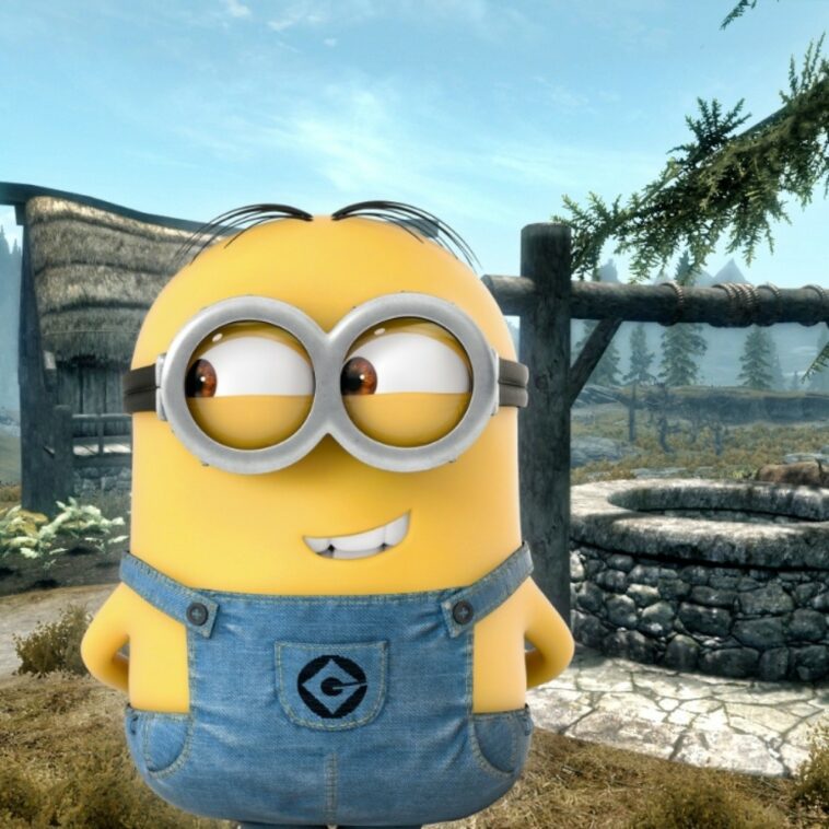 Skyrim: Le pone tantos mods que los guardias acaban sonando como Minions