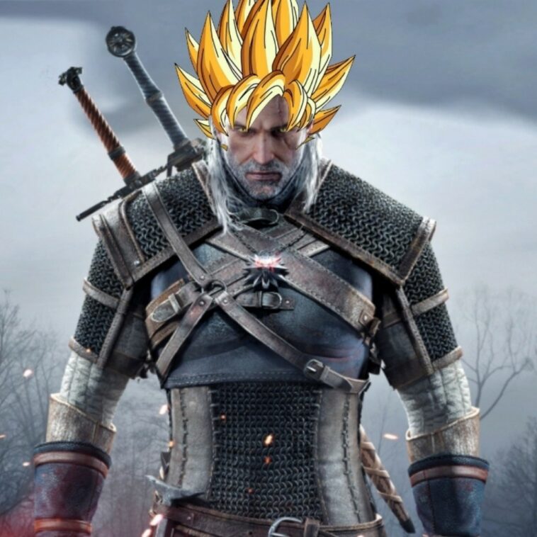 Un error de The Witcher 3 convierte a Geralt en Súper Saiyajin