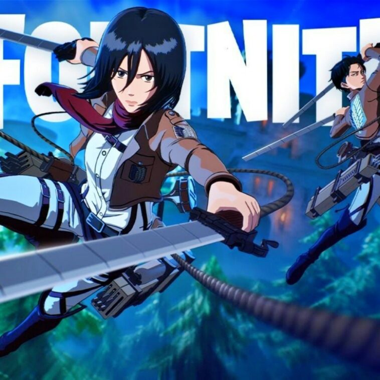 Ya disponible en Fortnite el contenido de Attack on Titan