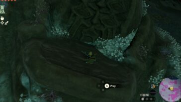 Totk Dark Clump Plains regateador estatua primer plano