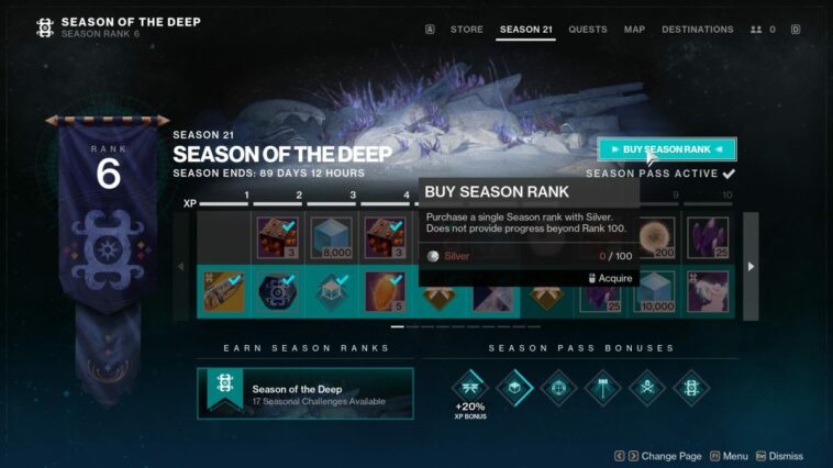 Destiny 2: ahora puedes comprar todos los niveles del pase de temporada al comienzo de la temporada