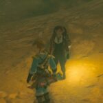 Totk Child Leviathan Meeting Loone In Gerudo Great Skeleton Cave