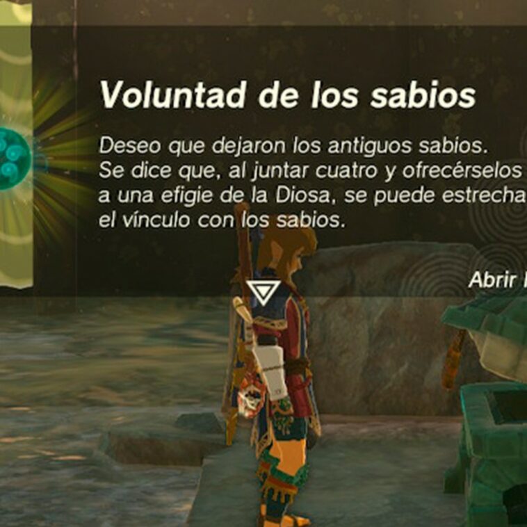 Para qué sirve la Voluntad de los Sabios en Zelda: Tears of the Kingdom