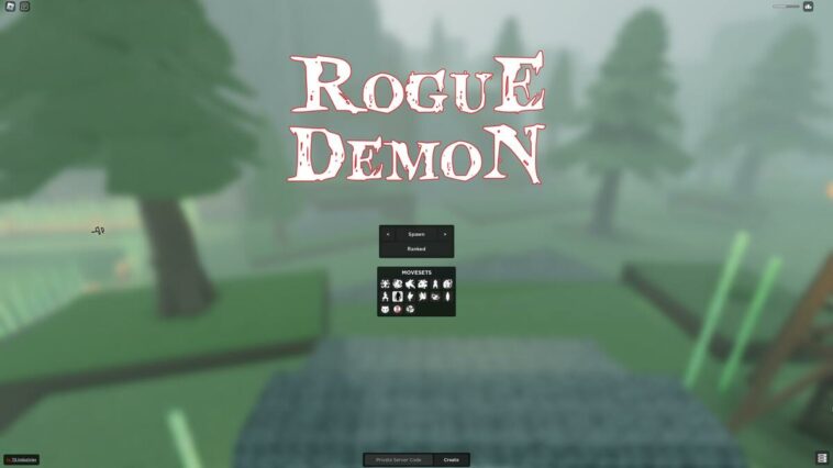 Roblox Rogue Demon String Arte de demonio de sangre