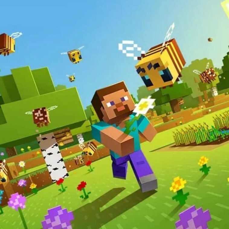 Un jugador encontró una aldea dentro de una cueva en Minecraft