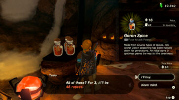 Lágrimas del reino Enséñame una lección Goron Spice