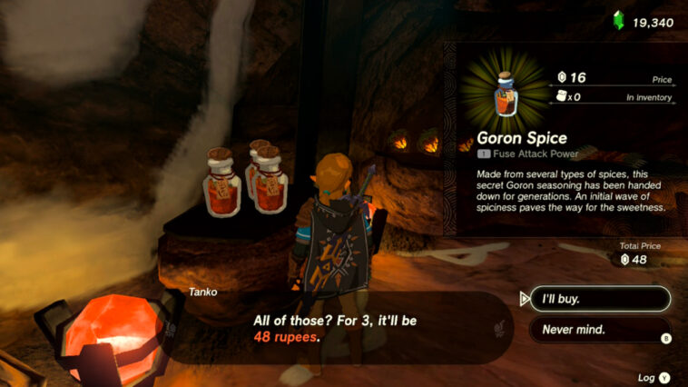 Lágrimas del reino Enséñame una lección Goron Spice