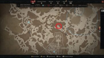 Ubicación destacada de Diablo 4 Sir Lynnas