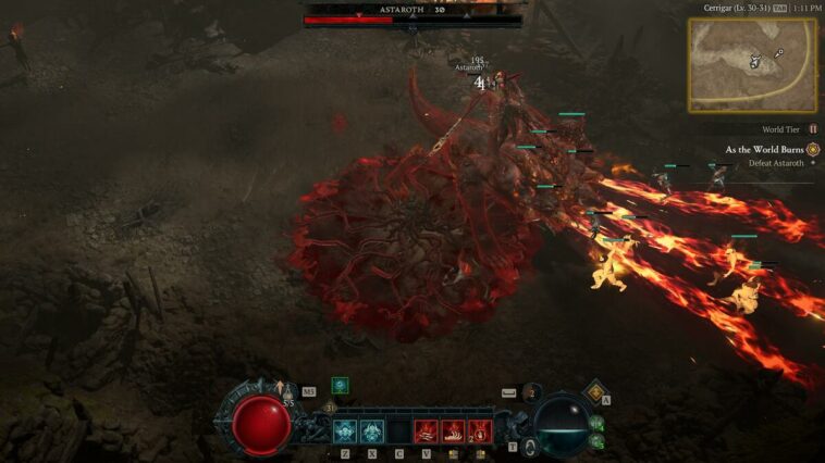 Diablo 4 Astaroth Jefe Queso