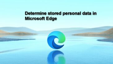 Determinar los datos personales almacenados en Microsoft Edge