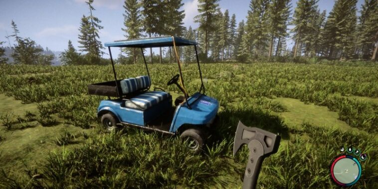 Cómo encontrar y conducir carritos de golf en Sons Of The Forest