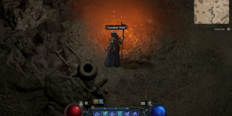 Dónde encontrar caníbales Hold Cellar en Diablo 4