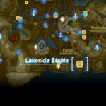 Mapa del establo de Tears Of The Kingdom Lakeside