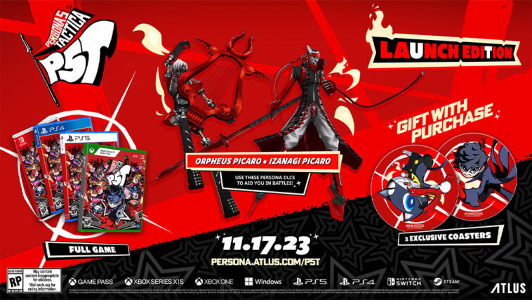 Bonificaciones por reserva de Persona 5 Tactica