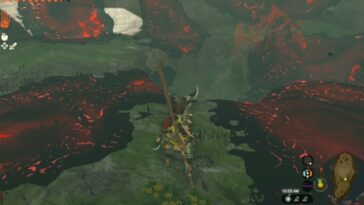 Área de entrada del abismo de la isla Totk Tingel