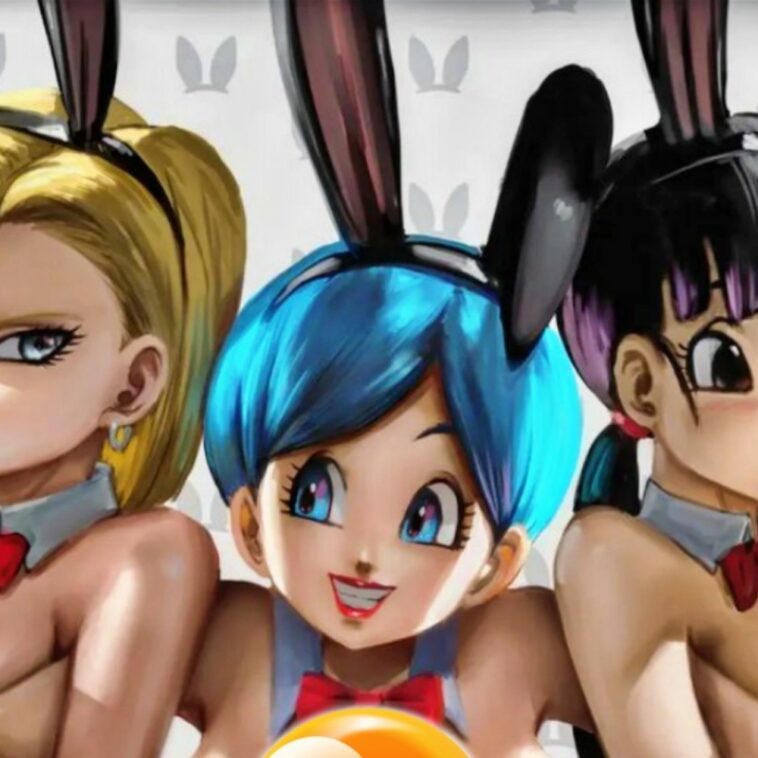 Un fan art de Dragon Ball muestra a la Androide 18, Bulma y Milk como conejitas