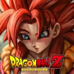 Un genial fan art imagina a Gogeta de Dragon Ball en versión femenina