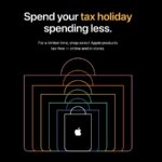 Apple enumera los productos elegibles para las próximas vacaciones libres de impuestos sobre las ventas en EE. UU.
