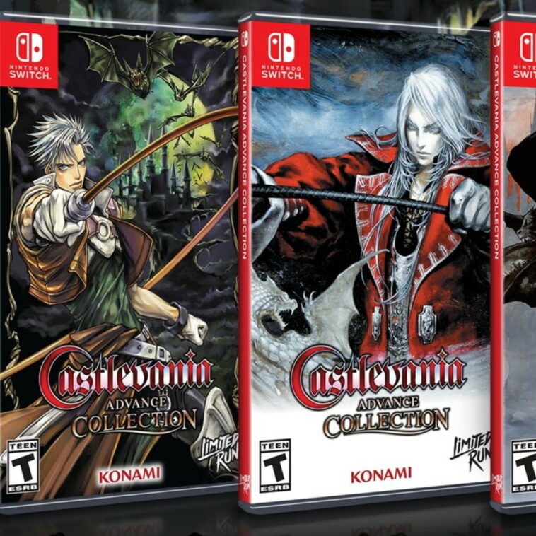 Castlevania Advance Collection tendrá edición física en Nintendo Switch, Xbox One y PS4