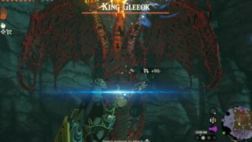Gorra Totk de Twilight King Gleeok de cerca