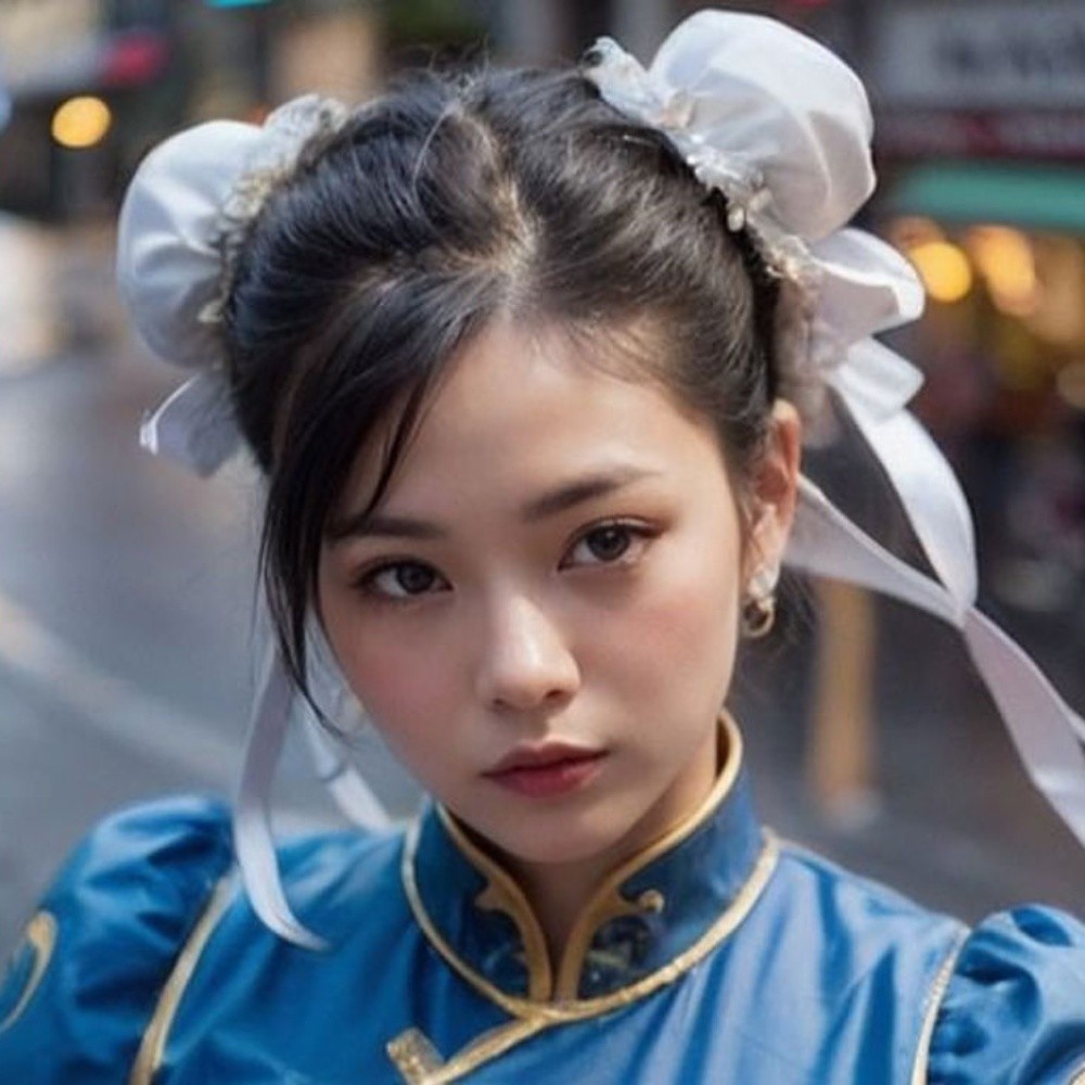 IA presenta la versión más realista de Chun-Li con el traje clásico de Street Fighter