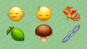 Emoji 2024 podría incluir sacudir la cabeza, hongo marrón, fénix, lima y más