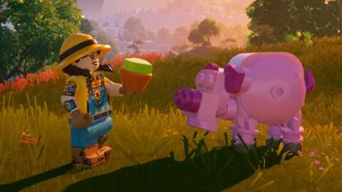 La nueva actualización de Lego Fortnite significa que un cerdo ahora puede ser tu amigo
