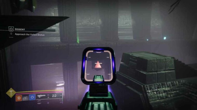 ¿Qué son los triángulos rojos del cubo de piedra y los círculos azules en Destiny 2 Pale Heart Darkness?